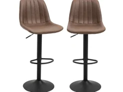 Sale HOMCOM 2er-Set Barhocker Höhenverstellbar Drehbar