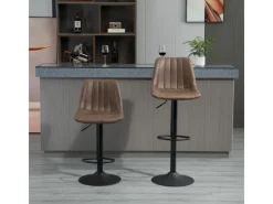 Sale HOMCOM 2er-Set Barhocker Höhenverstellbar Drehbar
