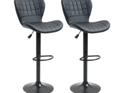Outlet HOMCOM 2er-Set Barstuhl Barhocker Bistrohocker