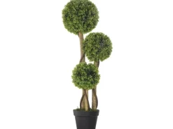 HOMCOM Künstliche Pflanze 90 cm mit Blumentopf Hellgrün