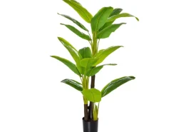 HOMCOM Künstliche Pflanzen 150 cm mit Kunststofftopf Drinnen & Draußen