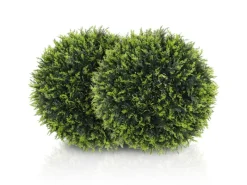 HOMCOM Kunstpflanze 2er-Set Kunststoff 45L x 45B x 45H cm