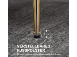 HOMCOM Polstersessel Polyester Schaumstoff Weiß 79L x 77B x 77H cm