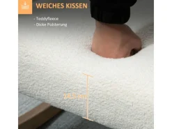 Sale HOMCOM Schaukelstuhl mit Holzrahmen 60 x 81 x 71 cm