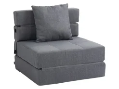 Best HOMCOM Schlafsessel Klappbar 2-in-1 mit Bettfunktion Kissen