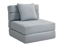 Clearance HOMCOM Schlafsessel Polybaumwolle Schaumstoff Hellgrau 70L x 70B x 61H cm