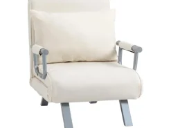 Outlet HOMCOM Schlafsofa mit Armlehne 3-in-1 Multifunktion 65 x 69 x 80 cm