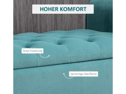 Online HOMCOM Sitzbank mit Stauraum bis 120 kg Belastbar 126 x 48,5 x 47 cm
