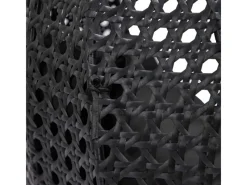 Outlet Home Deluxe Hängesessel Twin Polyrattan Schwarz