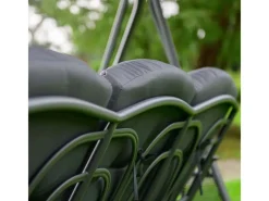 Best Home Deluxe Hollywoodschaukel Descanso Grau