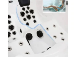 Online Home Deluxe Outdoor Whirlpool Beach Plus für 2 Personen 210 x 155 x 83 cm