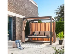 Home Deluxe Pavillon Provence 236 cm x 180 cm x 210 cm mit Gartenliege