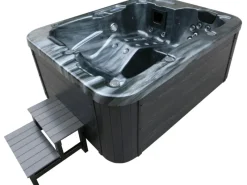 Online Home Deluxe Whirlpool Black Marble für 3 Personen 210 x 160 x 85 cm