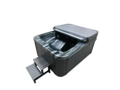 Online Home Deluxe Whirlpool Black Marble für 3 Personen 210 x 160 x 85 cm