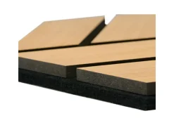 Homestyle4u Akustikpaneele Natur 30 x 26 cm 5 Stück Hexagon Wandpaneele Holz Nature