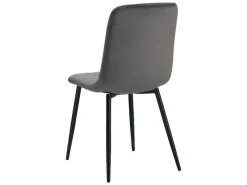 Sale Homestyle4u Esszimmerstuhl 4er Set in Anthrazit Samt 2328