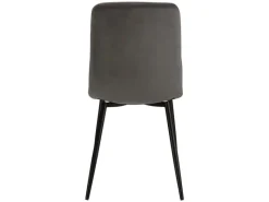 Sale Homestyle4u Esszimmerstuhl 4er Set in Anthrazit Samt 2328