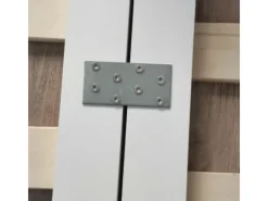 Homestyle4u Familienbett XXL 270x200 cm in mit Lattenrost 2050