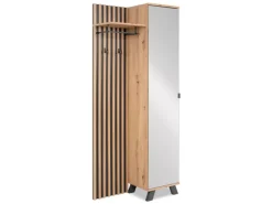 Online Homestyle4u Garderobe Flurgarderobe mit Spiegel Flurmöbel Garderobenpaneel