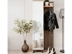 Online Homestyle4u Garderobe Flurgarderobe mit Spiegel Flurmöbel Garderobenpaneel