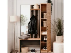 Clearance Homestyle4u Garderobe Industrial Flurgarderobe Sitzbank Garderobenpaneel