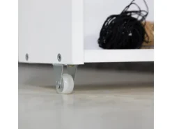 Hot Homestyle4u Hochbett 90x200 in Weiß mit Schreibtisch 1880