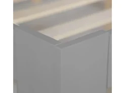 Discount Homestyle4u Holzbett 90x200 mit Lattenrost in 2035 Grau