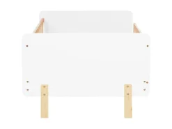 Homestyle4u Kinderbett 90x200 mit Raufallschutz Lattenrost 2604