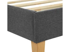 Outlet Homestyle4u Polsterbett mit Matratze 90x200 Grau