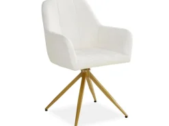 Homestyle4u Polsterstuhl Drehbar 4er Set in Beige 2731