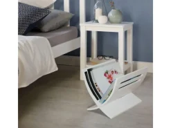 Discount Homestyle4u Zeitungsständer Magazinhalter Holz Weiß