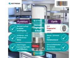 HOTREGA Edelstahl Pflegespray Brillant 500 ml