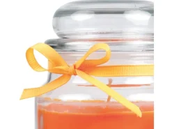 HS Candle Duftkerze & Bonbon Glas Danke Orange Honigmelone