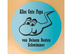 HS Candle Duftkerze & Bonbon Glas Vatertag Gelb Vanille