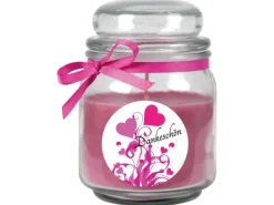 Sale HS Candle Duftkerze & Glas Danke Lila Lavendel