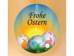 HS Candle Duftkerze & Glas Frohe Ostern Bonbon Ø7 cm Vanille Ostereier