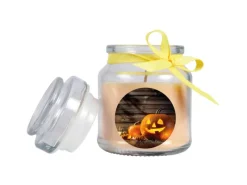 Hot HS Candle Duftkerze & Glas Halloween Creme Bonbon 30h