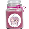 HS Candle Duftkerze & Glas Sternzeichen Lavendel 110 Stunden Zwillinge