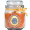 HS Candle Duftkerze & Glas Sternzeichen Honigmelone 70 Stunden Fische