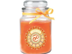 New HS Candle Duftkerze & Glas Sternzeichen Honigmelone 110 Stunden Krebs