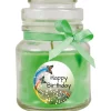 HS Candle Duftkerze & Glas Geburtstag Kokos Grün