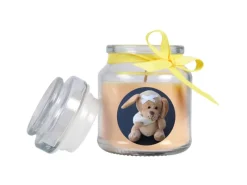 HS Candle Duftkerze & Glas Genesung Gelb Vanille