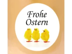 HS Candle Duftkerze & Glas Frohe Ostern Bonbon Ø7 cm Vanille Küken