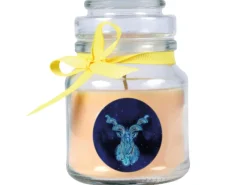 Sale HS Candle Duftkerze & Glas Sternzeichen Vanille 30 Stunden Steinbock
