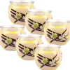 HS Candle Duftkerze Motiv 6er Pack Vanille