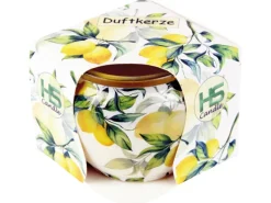 HS Candle Duftkerze Motiv Kerze Raumduft Lemon