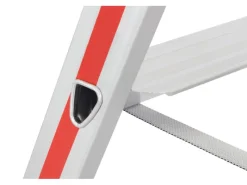 Hymer Stufenstehleiter Eloxiert 2x6 Stufen