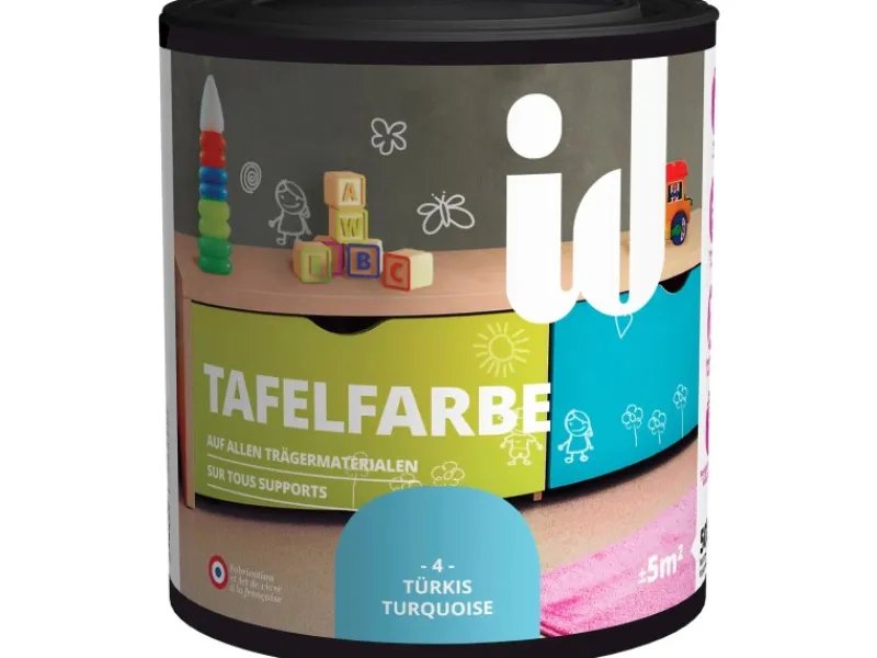 Clearance id Tafelfarbe für die Wand 500 ml Türkis