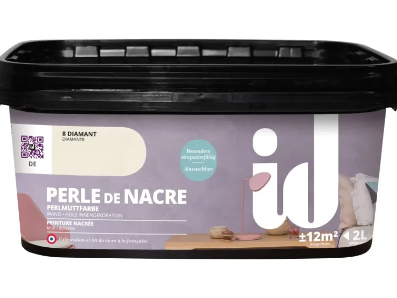 id Wandfarbe Perle De Nacre 2 l