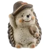 Clearance Igel mit Hut aus Keramik 8 cm x 10,6 cm